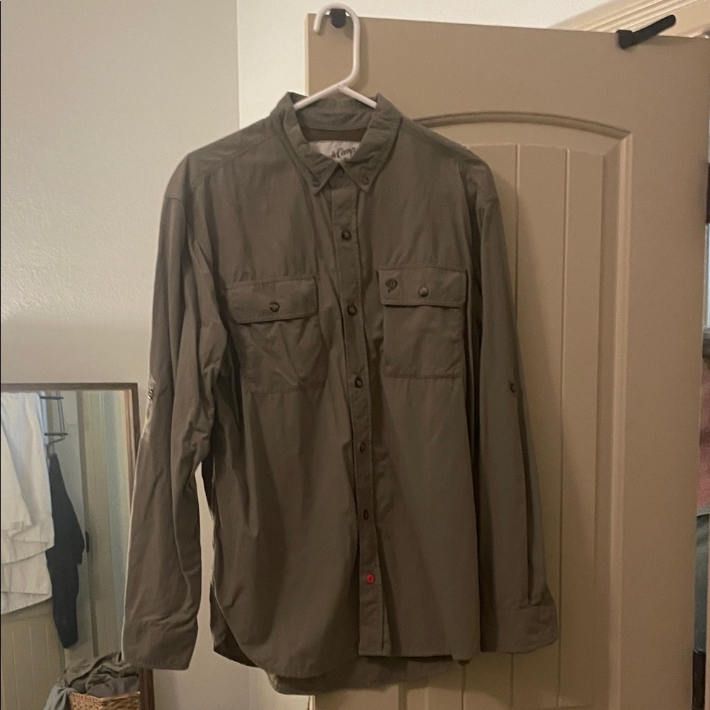 Duck Camp Olive Button-Up Shirt